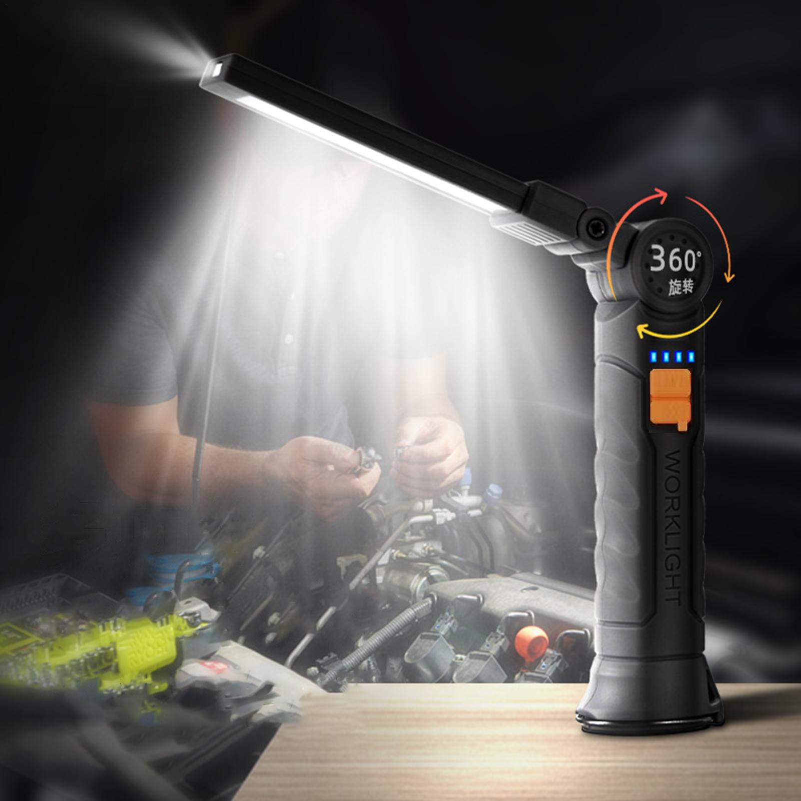 Home Security Jobs - Rechargeable LED Flashlight Work Light with
