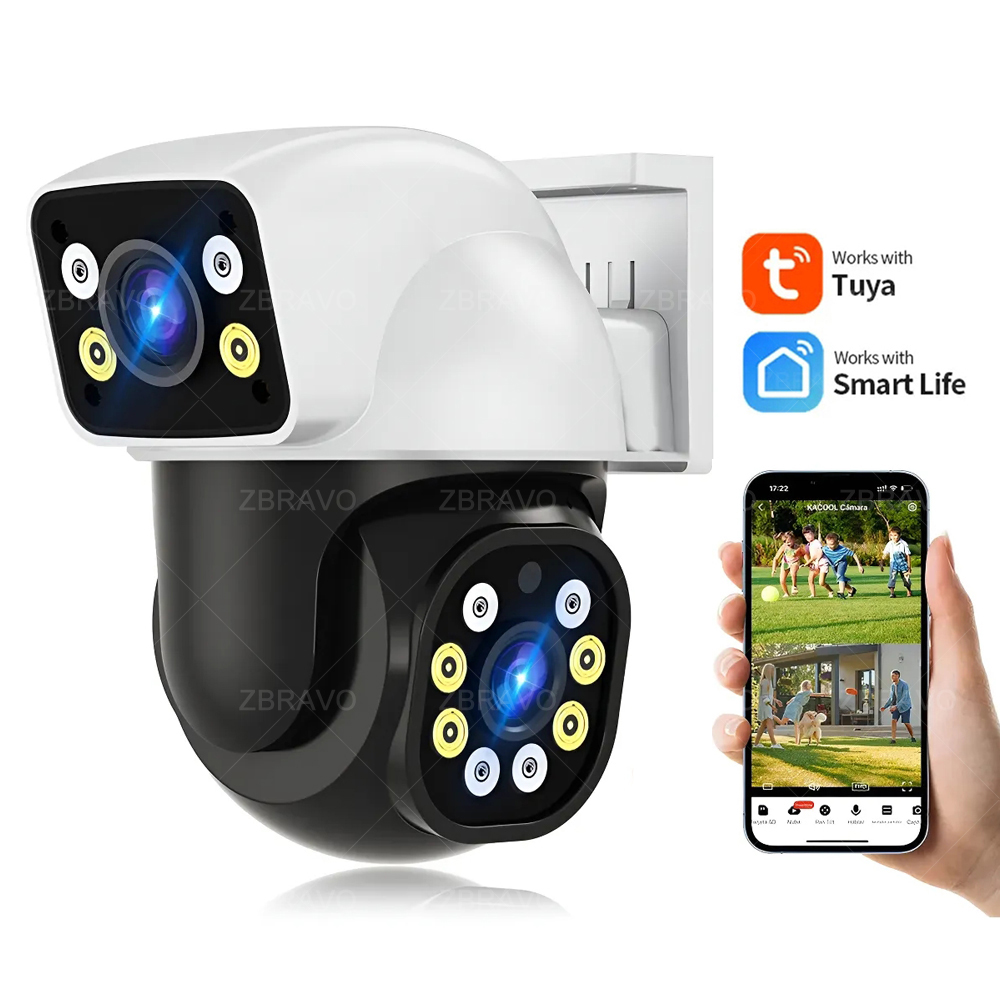 Home Security And Monitoring - Smartlife 8MP WiFi Tuya Outdoor Camera