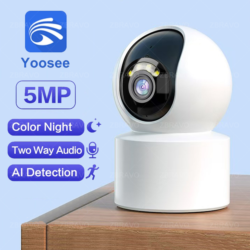 Home Security Ai - Yoosee 5MP WiFi Security PTZ Indoor