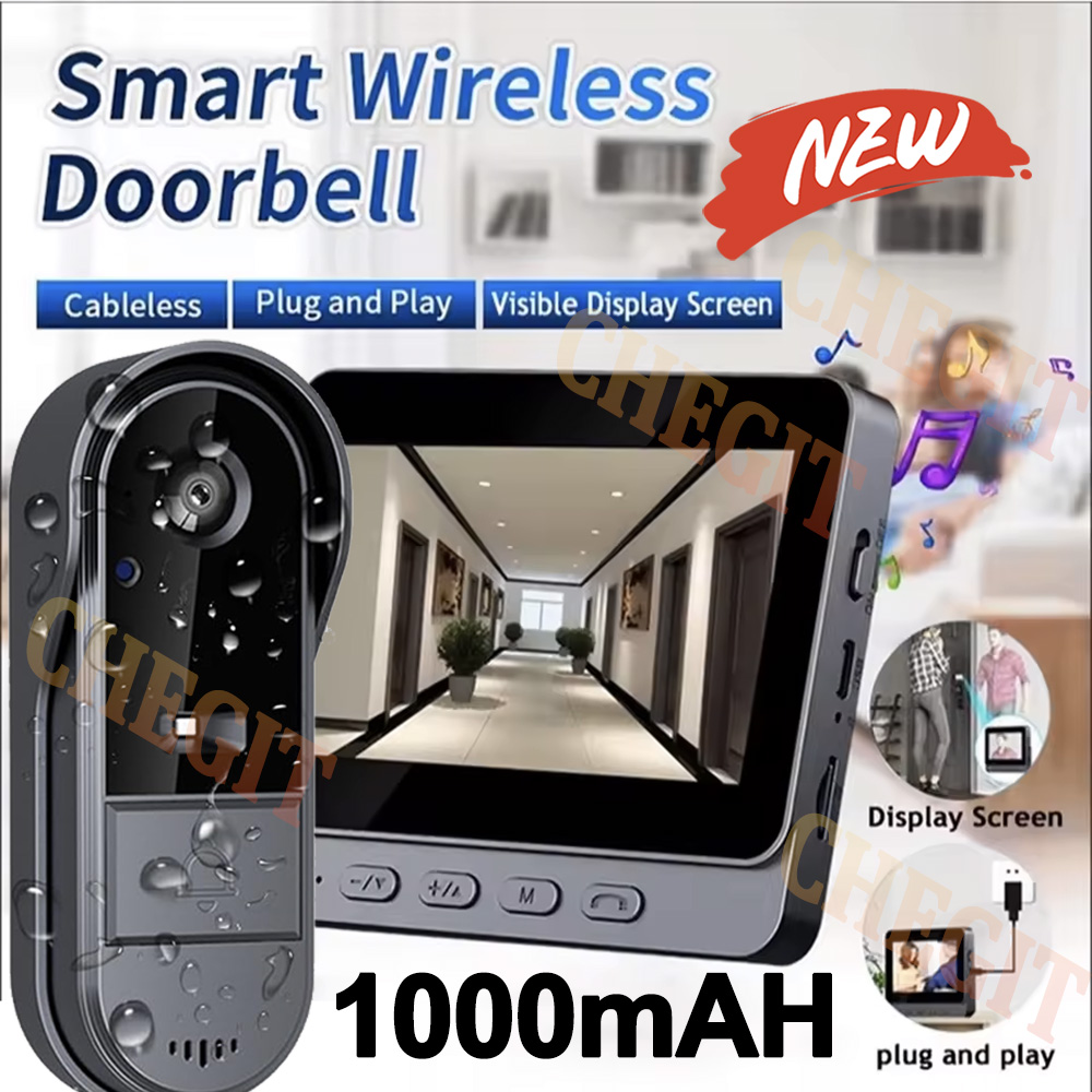 Home Security Premium - Wireless Wifi Doorbell Camera 1080P Video