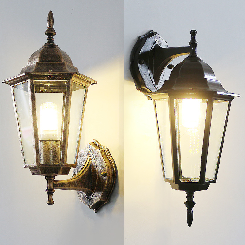 Home Security Yard Sign - European Style Retro Led Wall Lamp