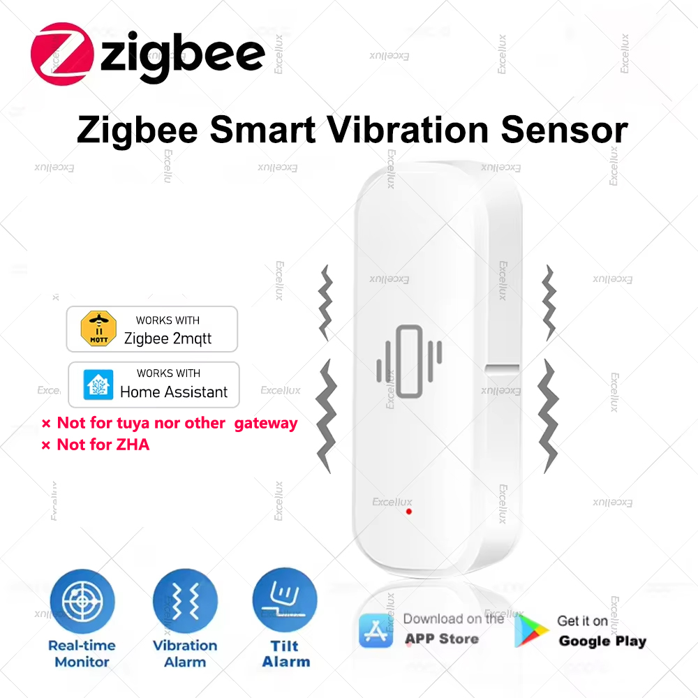 Home Security And Monitoring - Zigbee Smart Vibration Sensor Home Security