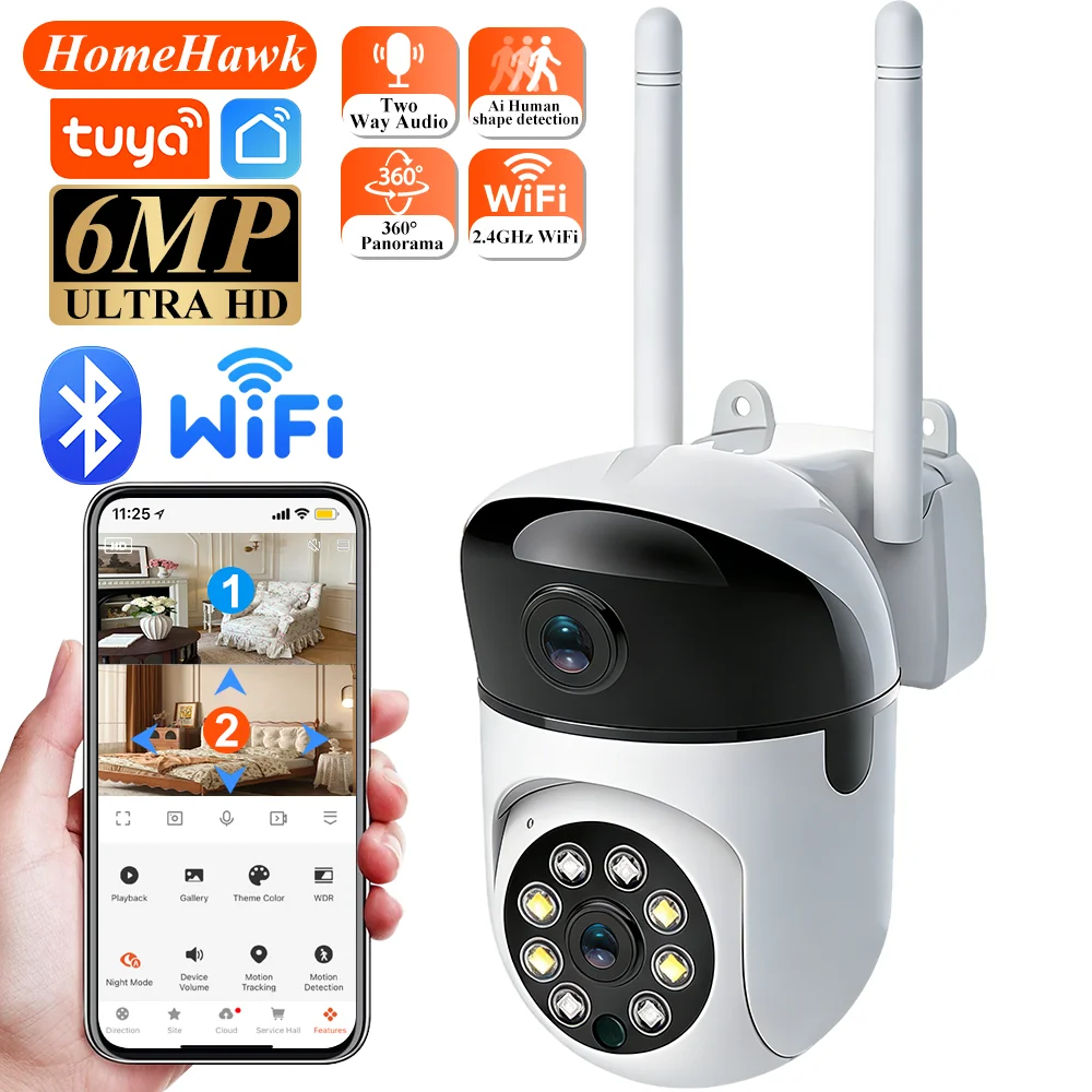 Home Security Ai - Indoor Camera Wifi Tuya Smart Life