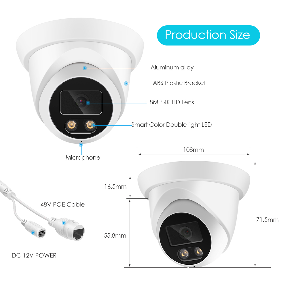 4K 8MP IP Camera Audio Outdoor - огляд і ціна Home Security Ai