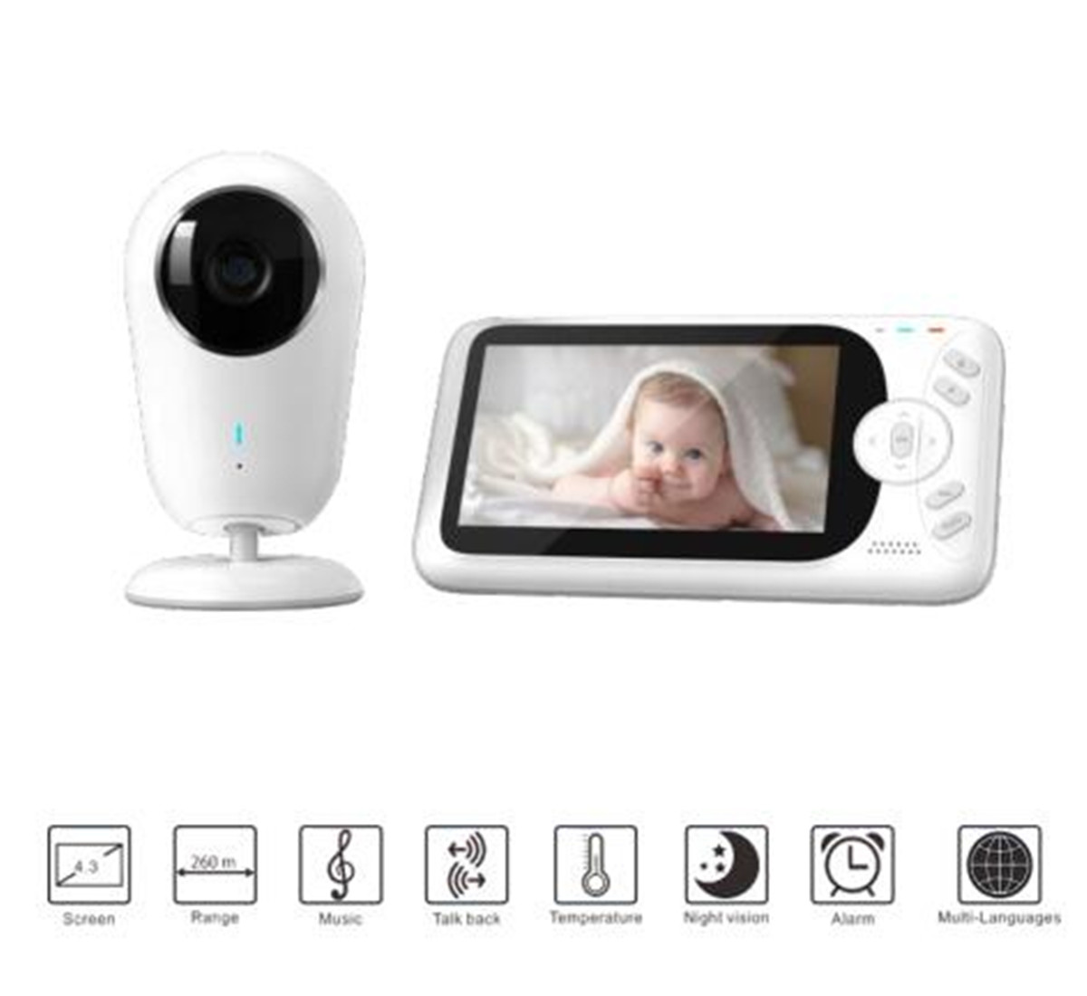 4.3inch 1080P Full HD Wireless - огляд і ціна Home Security And Monitoring