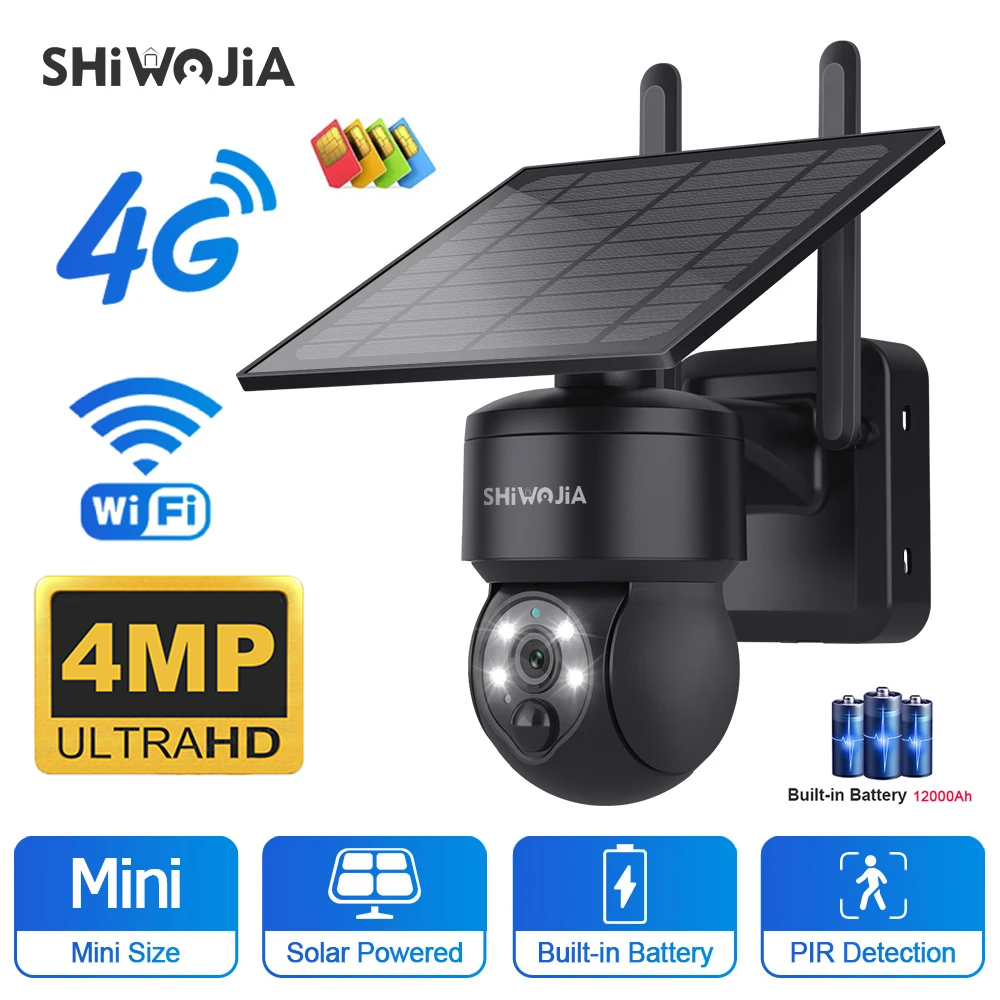 SHIWOJIA WIFI Wireless PTZ Sol - огляд і ціна Home Security And Monitoring