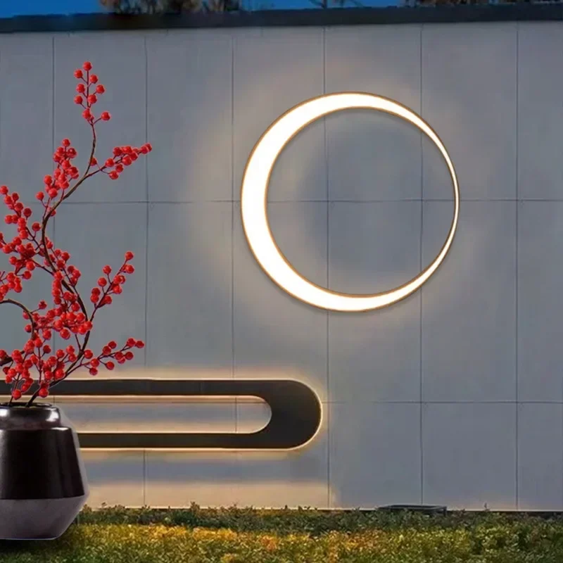 Modern Outdoor Waterproof Moon - огляд і ціна Home Security Yard Sign