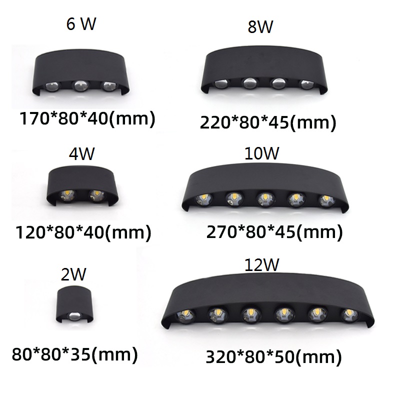 2W 4W 6W 8W 10W 12W LED Wall L - огляд і ціна Home Security Yard Sign