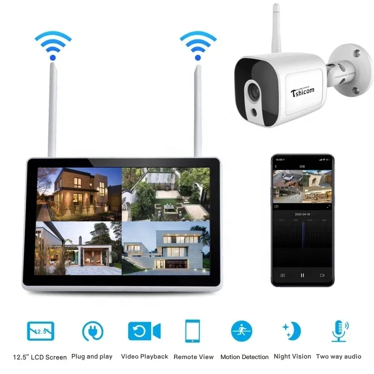 TUYA Smart Wi-Fi 4CH NVR Kit 1 - огляд і ціна Home Security Nvr