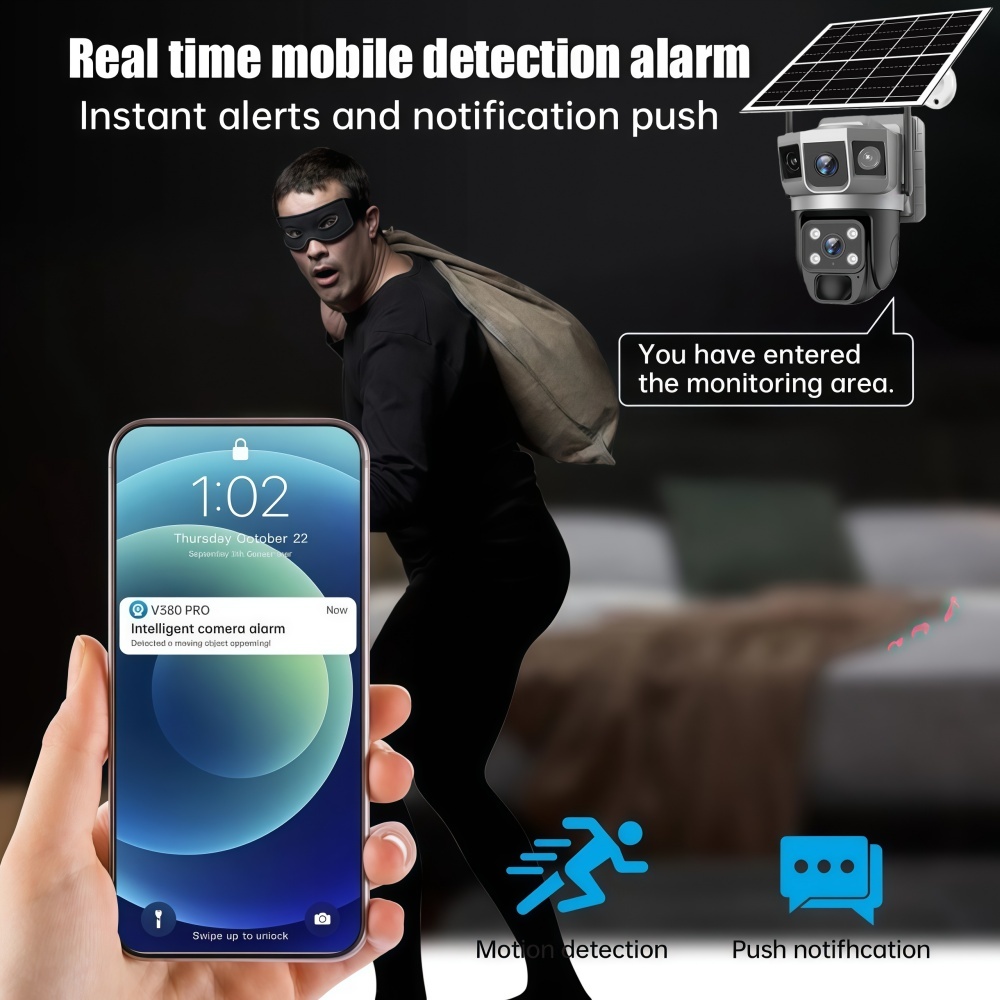 4G Camera Outdoor Solar Survei - огляд і ціна Home Security Lidar