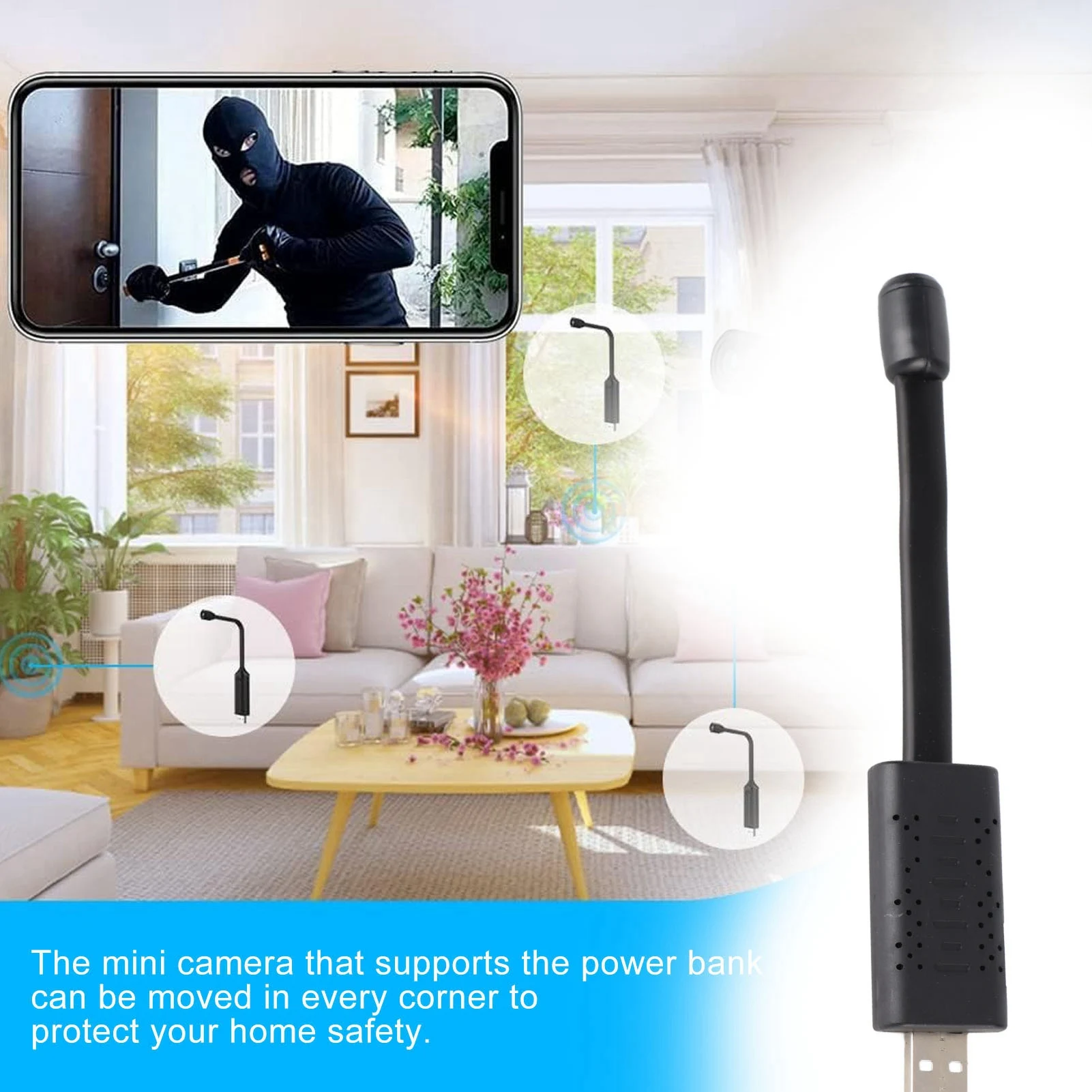 USB WiFi Security Camera 1080P - огляд і ціна Home Security Premium