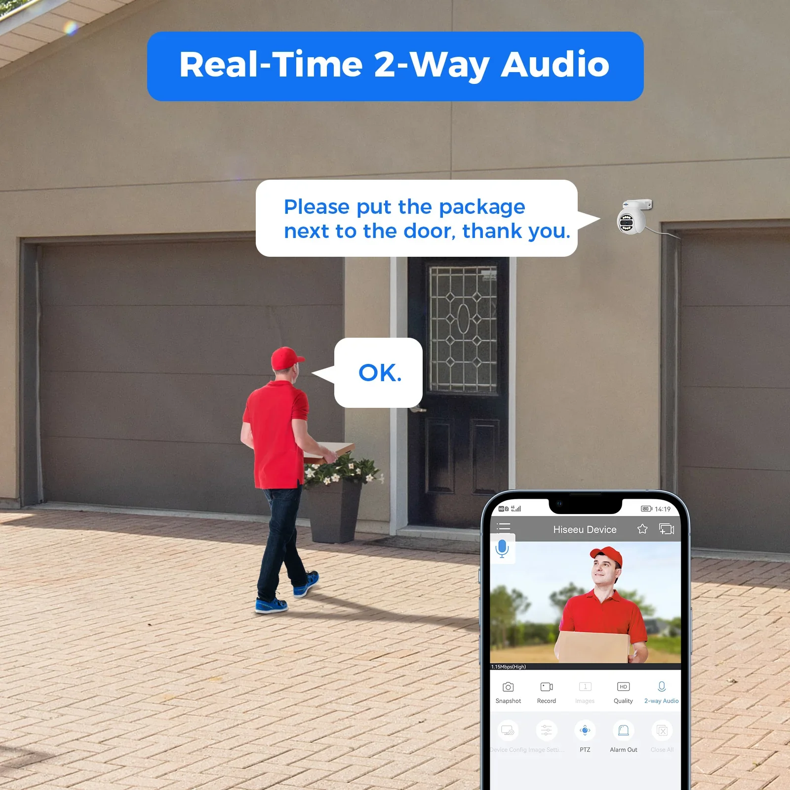 Hiseeu Automatic Tracking 5mp  - огляд і ціна Home Security Nvr