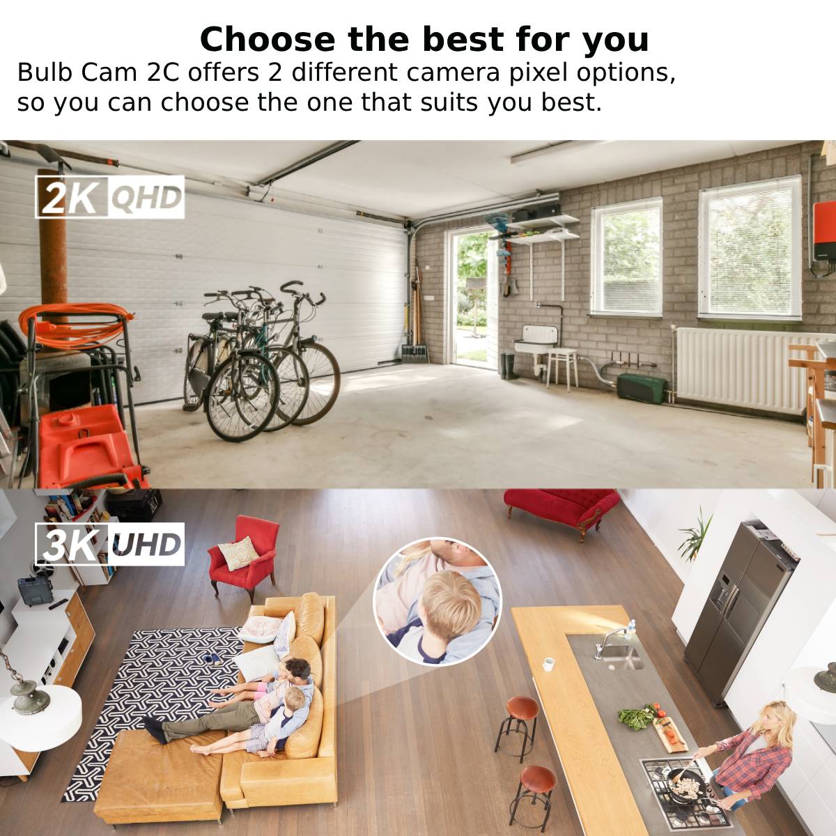 IMOU Bulb Cam 2C 3MP/5MP 2K/3K - огляд і ціна Home Security Ai