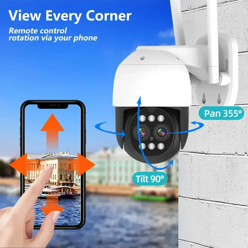 8MP 4K PTZ Wifi IP Camera Clou - огляд і ціна Home Security Ai