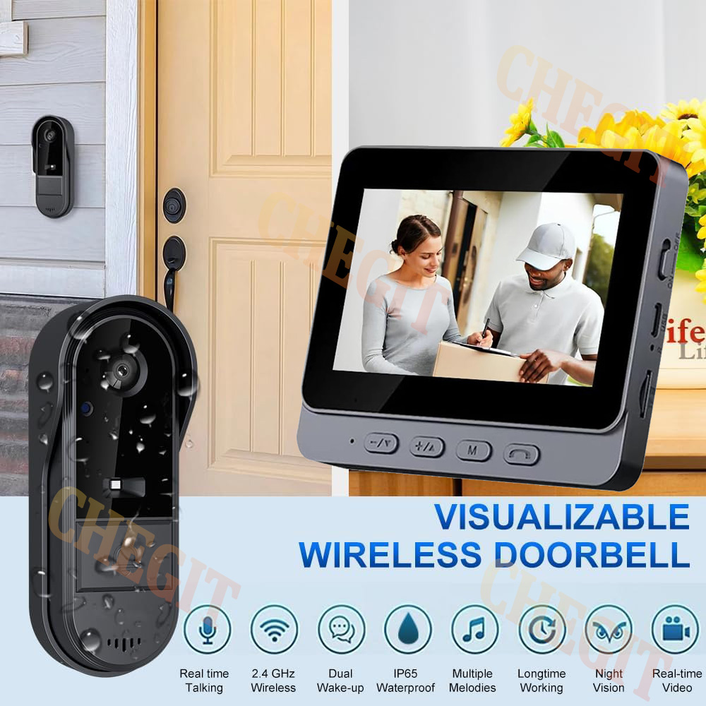 Wireless Wifi Doorbell Camera  - огляд і ціна Home Security Premium