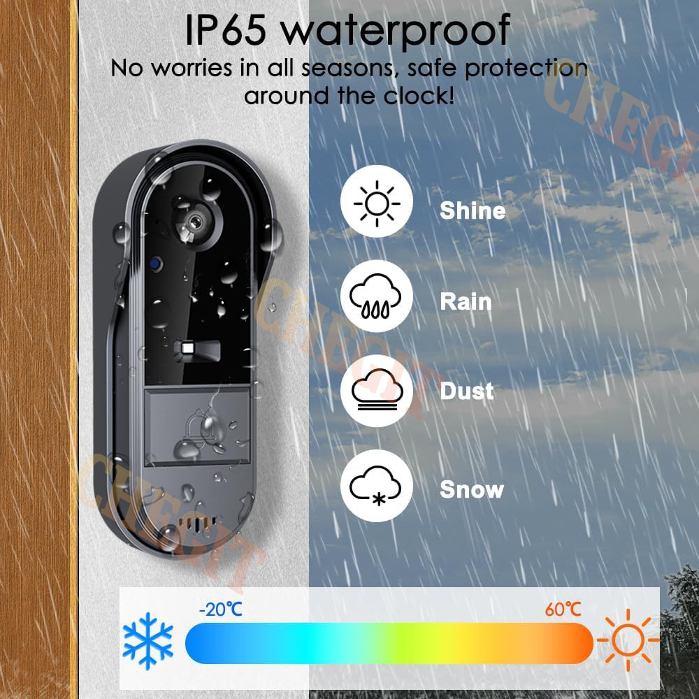 Wireless Wifi Doorbell Camera  - огляд і ціна Home Security Premium