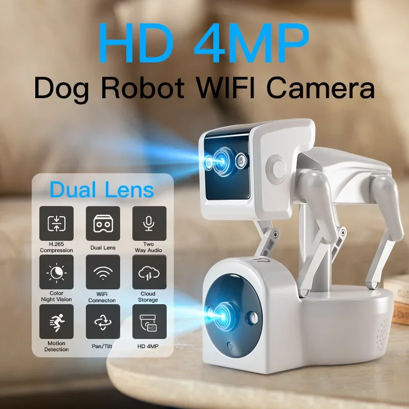 2MP Camera IP Camera Wireless  - огляд і ціна Home Security Robots