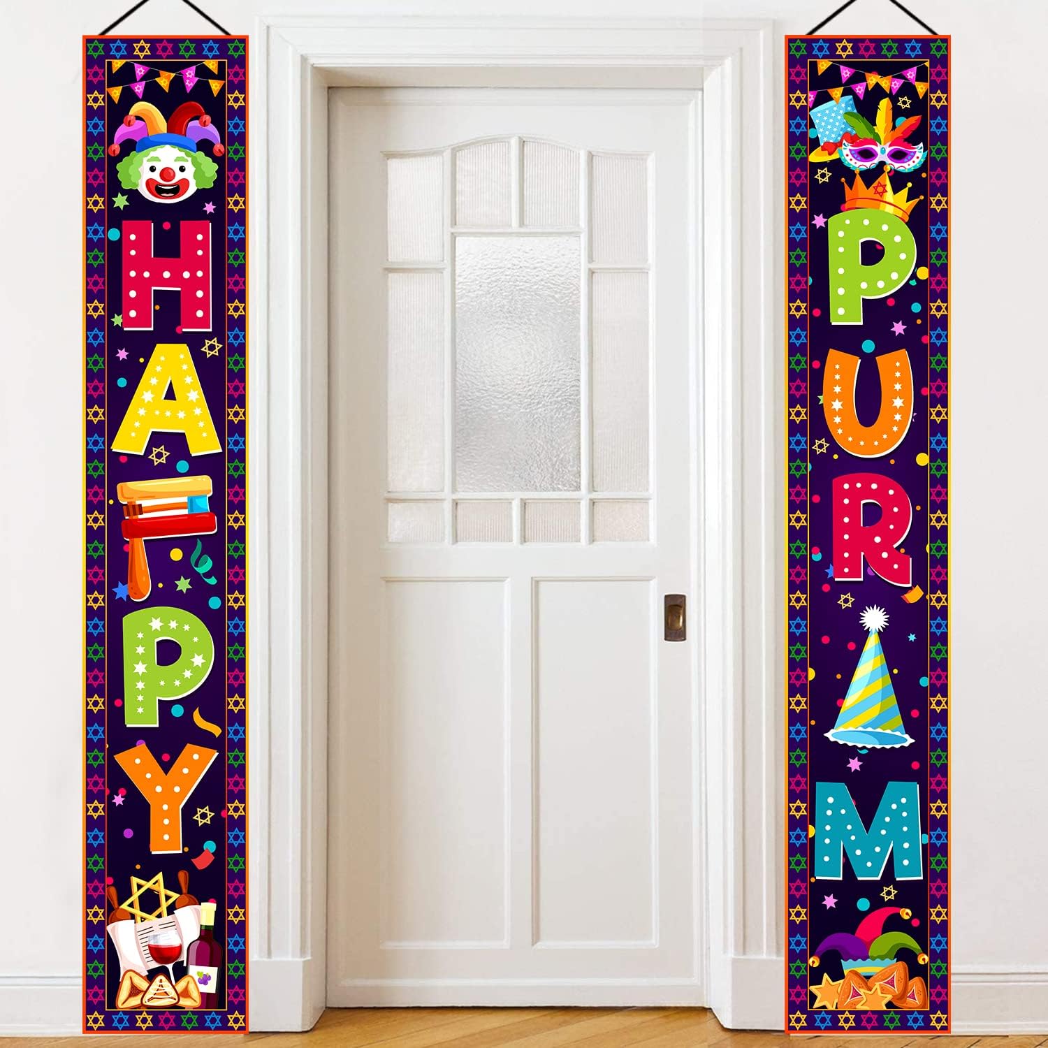 Happy Purim Decorations Porch  - огляд і ціна Home Security Yard Sign