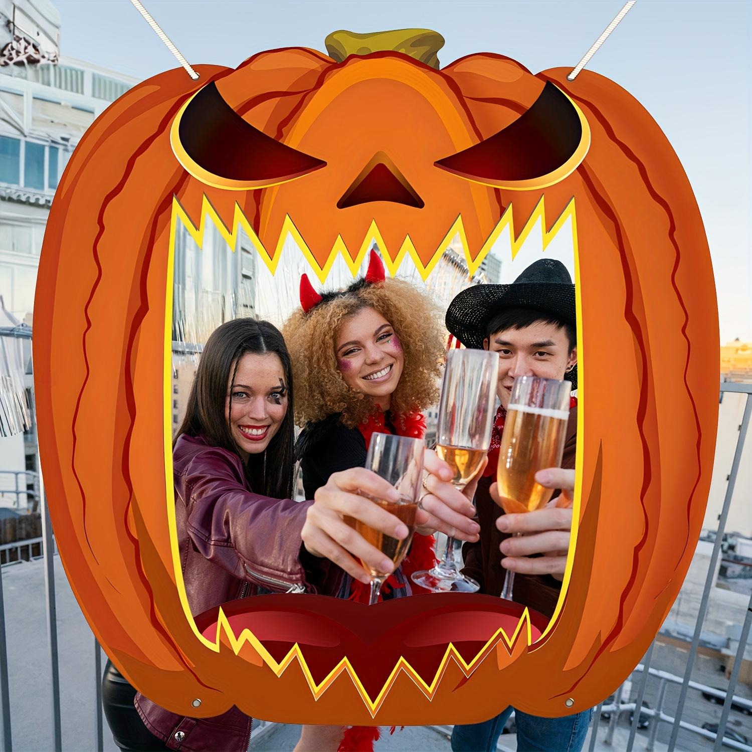 Giant Jack O Lantern Photo Boo - огляд і ціна Home Security Yard Sign