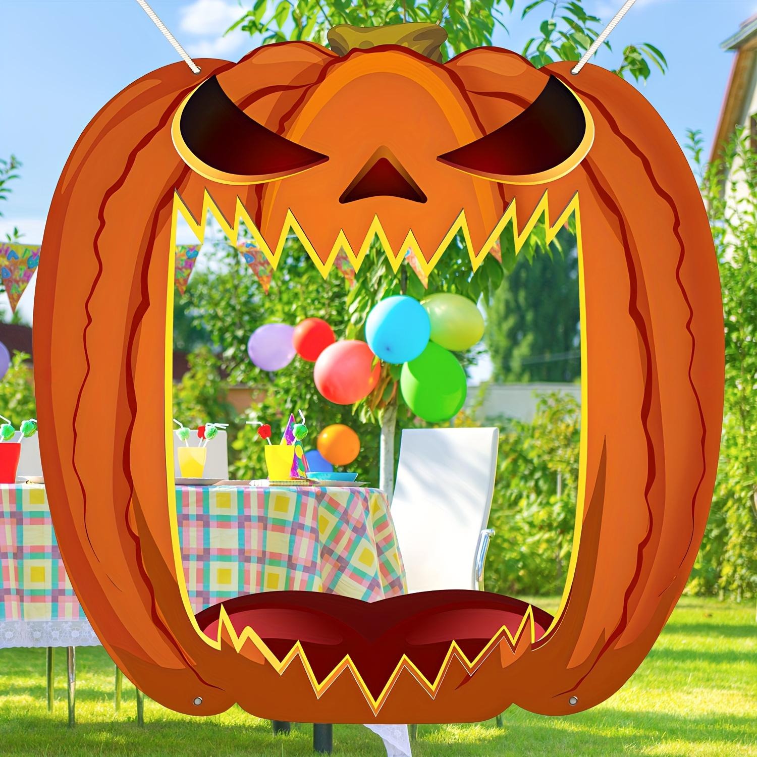 Giant Jack O Lantern Photo Boo - огляд і ціна Home Security Yard Sign