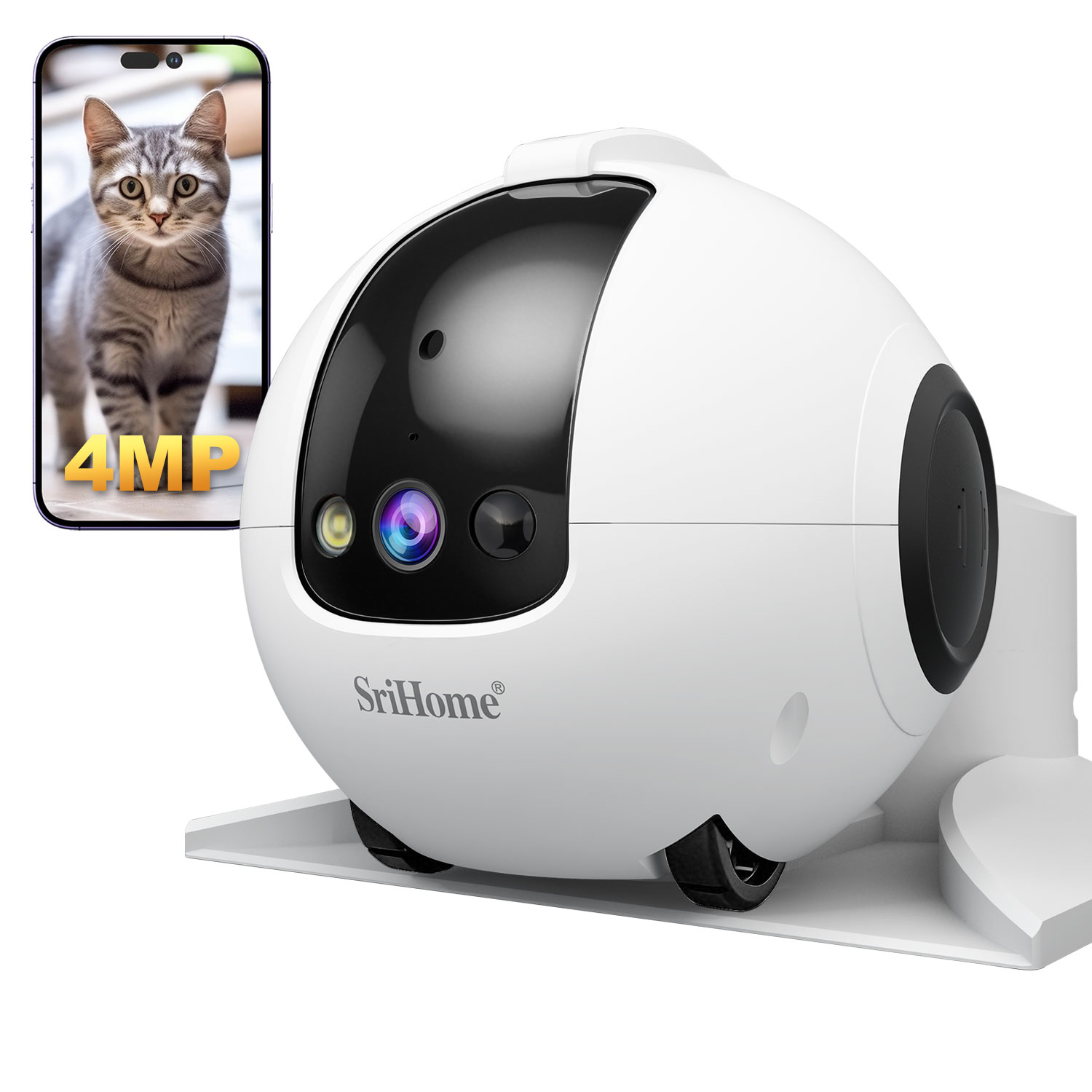 4MP Srihome APP Mobile Guard R - огляд і ціна Home Security Robots