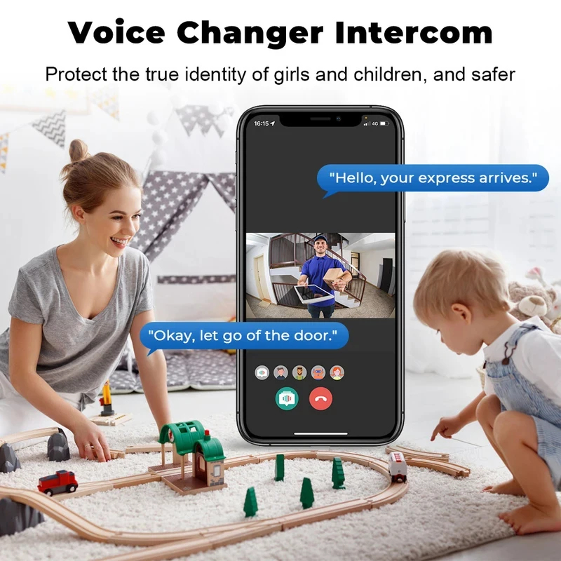Smart Home WiFi Video Doorbell - огляд і ціна Home Security Lidar