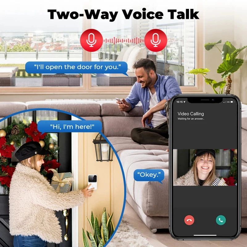 Smart Home WiFi Video Doorbell - огляд і ціна Home Security Lidar
