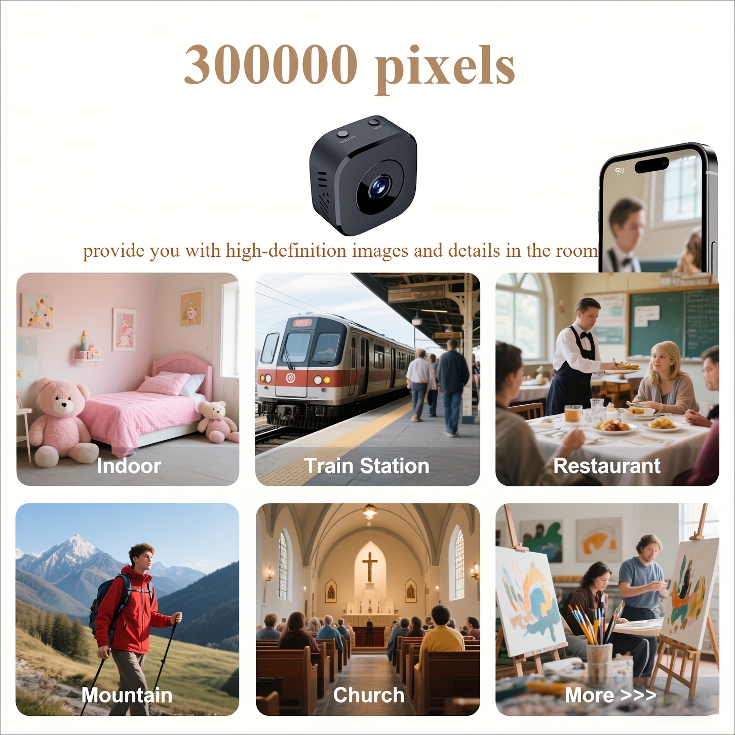 1080P HD Mini WiFi Camera Indo - огляд і ціна Home Security And Monitoring