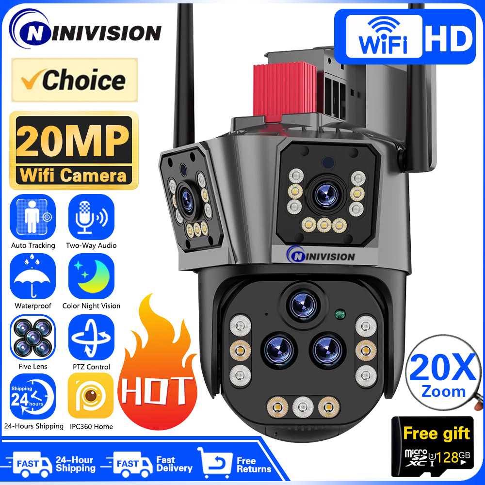 10K 20MP PTZ Camera Five Lens  - огляд і ціна Home Security Ai