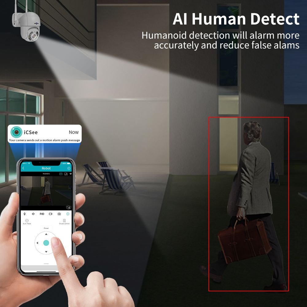 Hiseeu 8MP 4K PTZ Wifi Camera  - огляд і ціна Home Security Ai