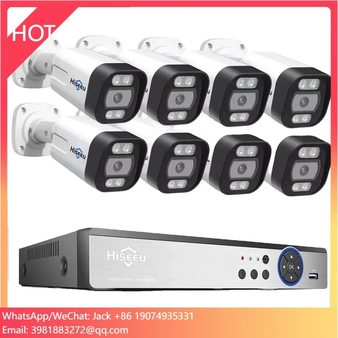 Hiseeu 4K 8channel 8mp Outdoor - огляд і ціна Home Security Nvr