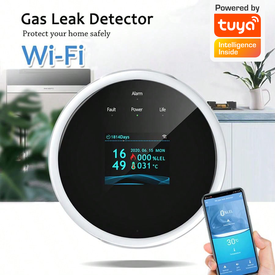 2.4G WiFi Gas Alarm Sensor Com - огляд і ціна Home Security And Monitoring