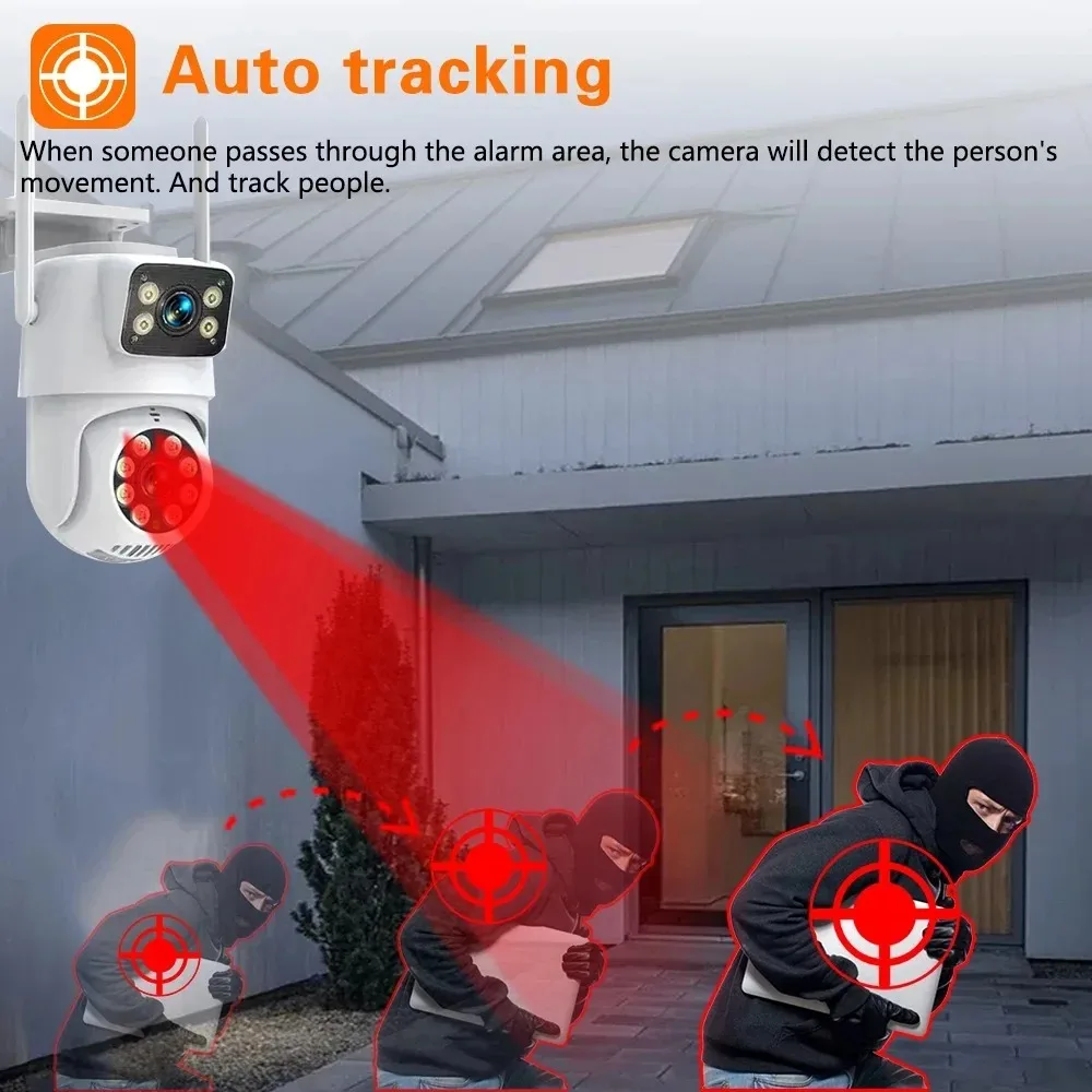 8MP 4K Dual Lens Human Detecti - огляд і ціна Home Security And Monitoring