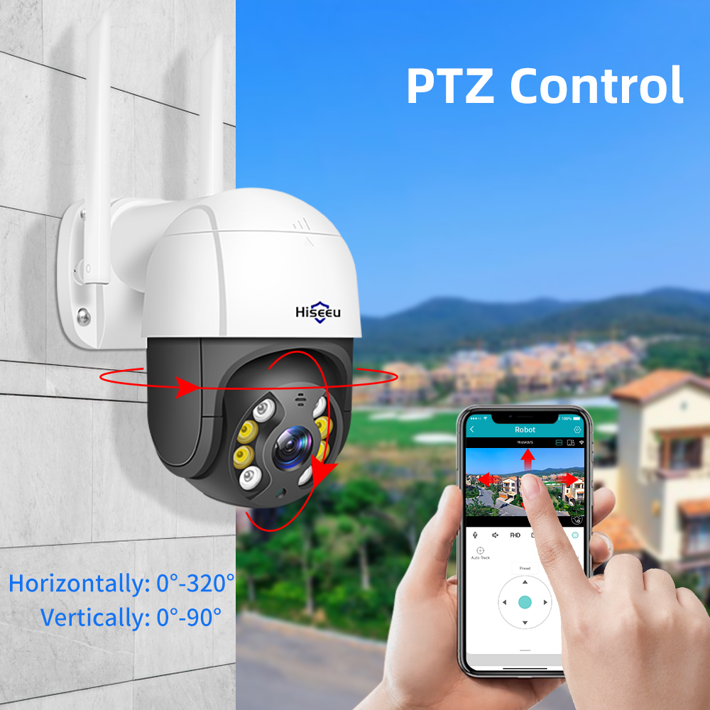 Hiseeu 4K 8MP Smart Wifi PTZ C - огляд і ціна Home Security Ai
