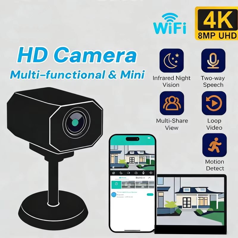 4K HD WiFi Security Camera for - огляд і ціна Home Security Lidar