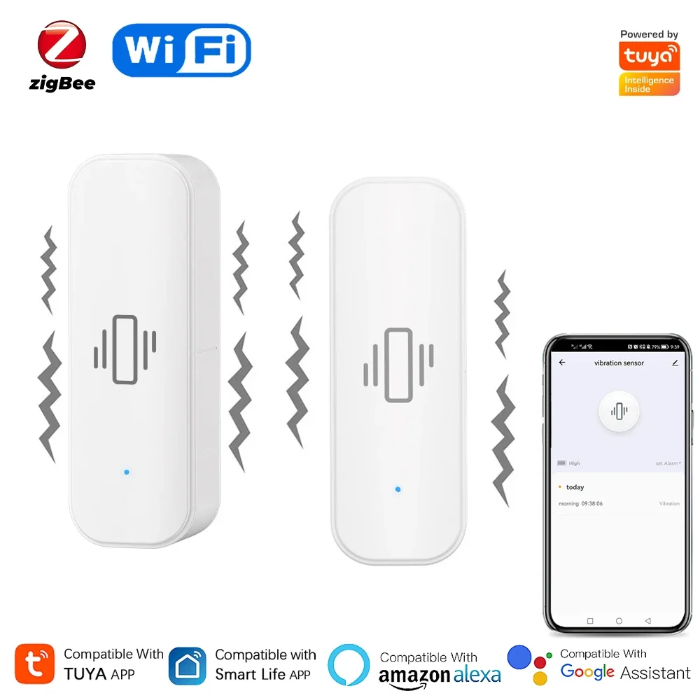 Tuya WiFi/Zigbee Smart Vibrati - огляд і ціна Home Security And Monitoring