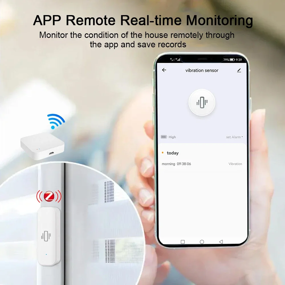 Tuya WiFi/Zigbee Smart Vibrati - огляд і ціна Home Security And Monitoring