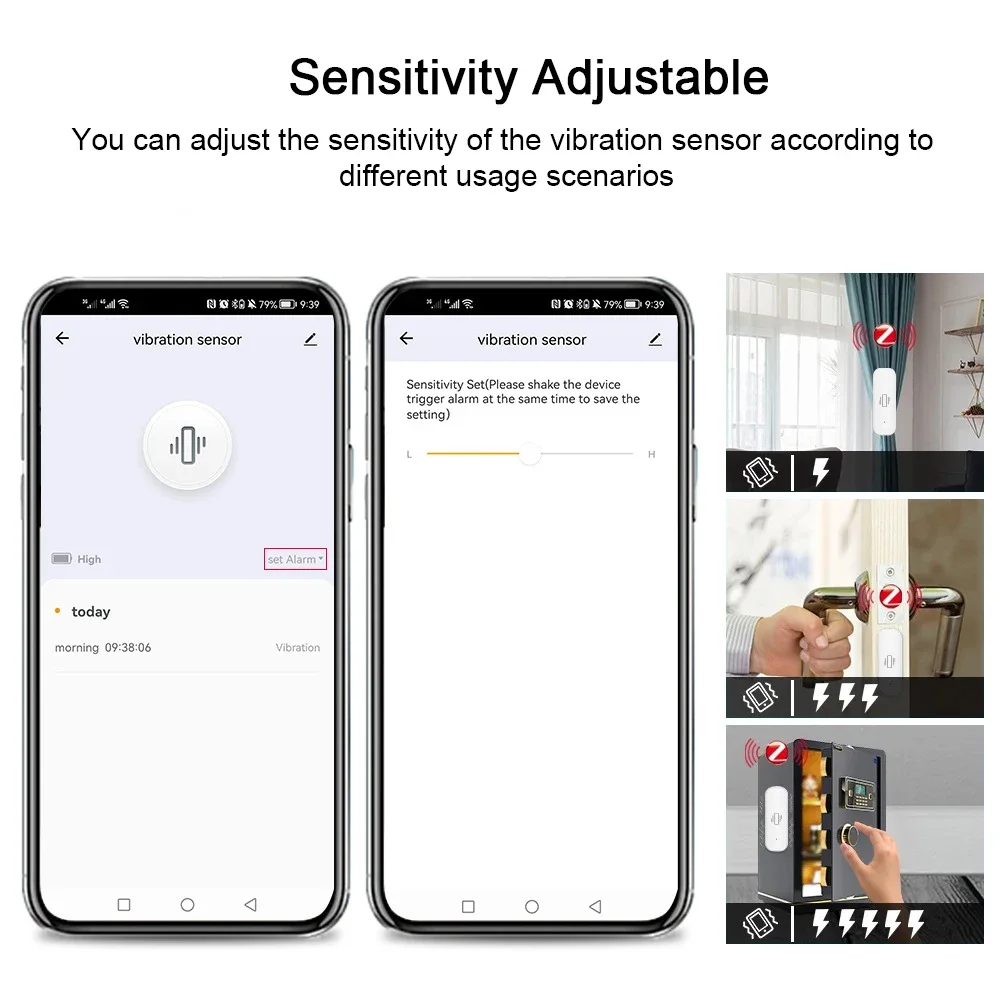 Tuya WiFi/Zigbee Smart Vibrati - огляд і ціна Home Security And Monitoring